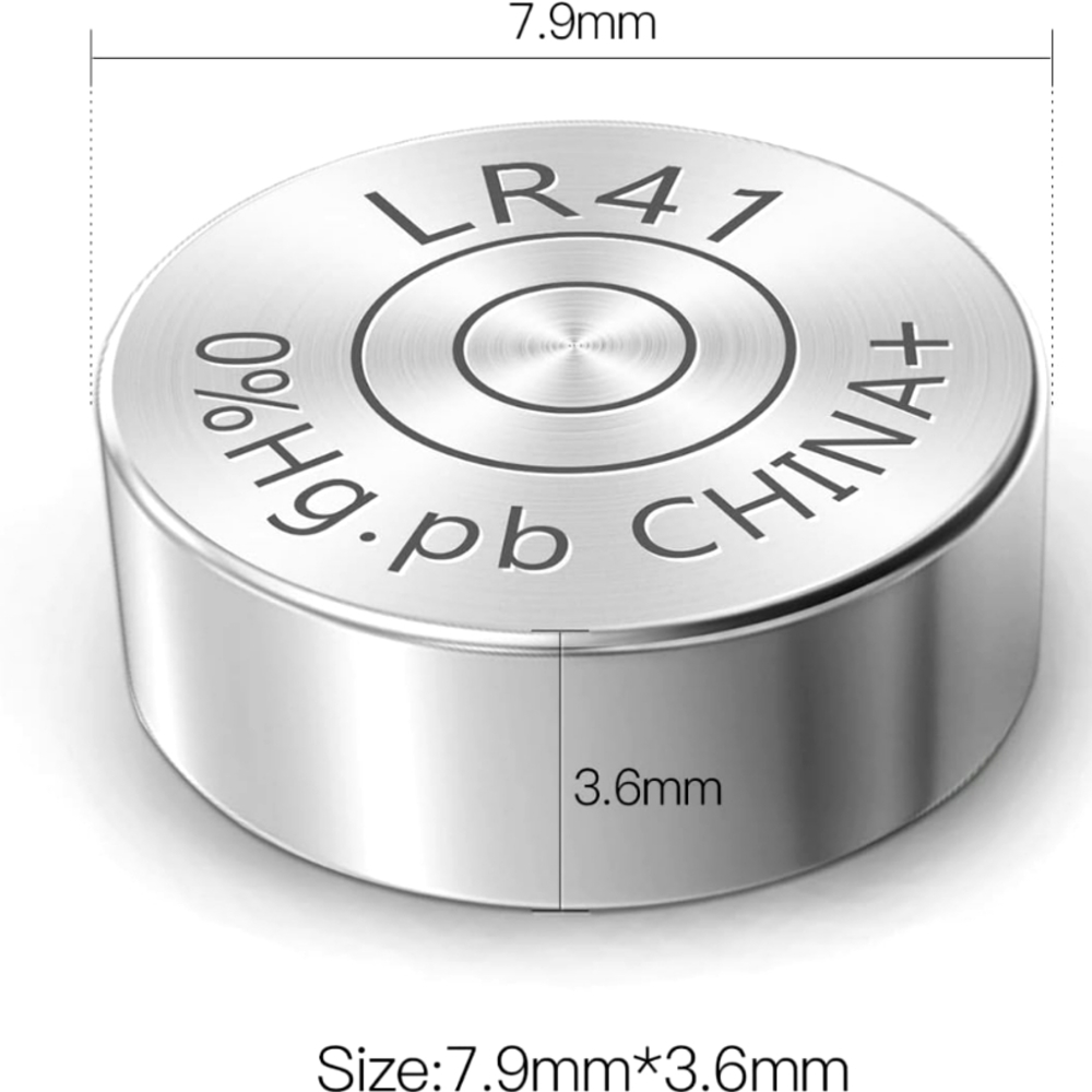 30-Pack Yogamiler LR41 AG3 1.5V Button Cell Batteries